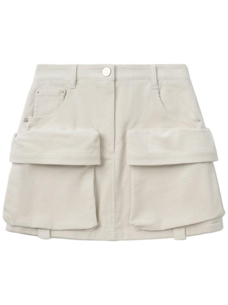 SJYP corduroy mini skirt - White Cover