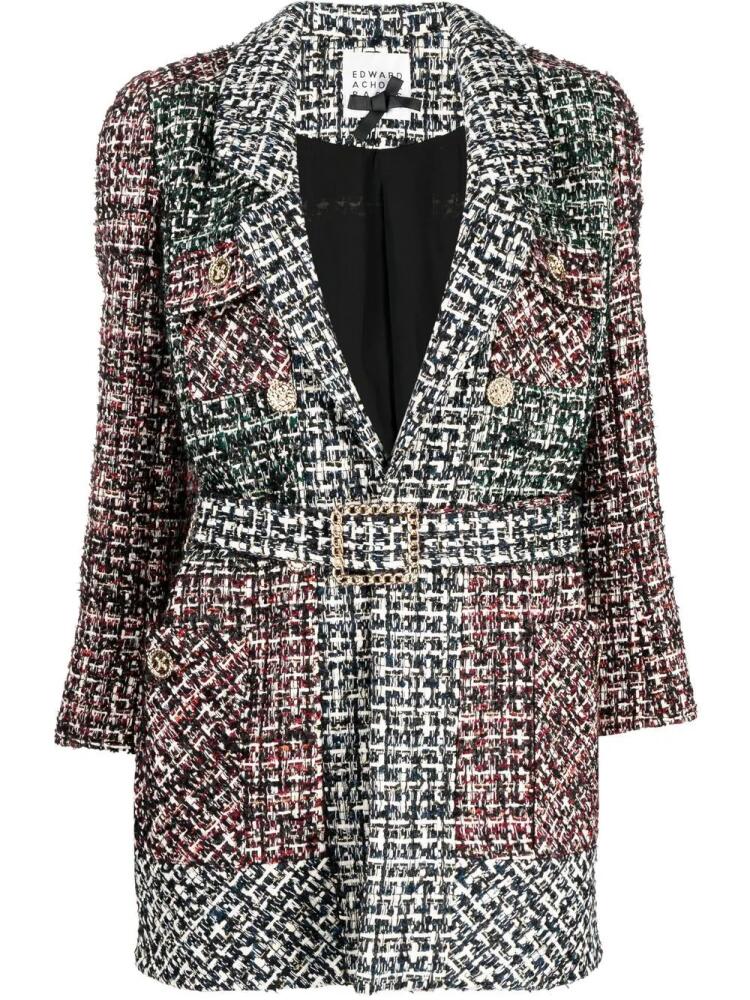 Edward Achour Paris Tweed Short Jacket - Multicolour Cover