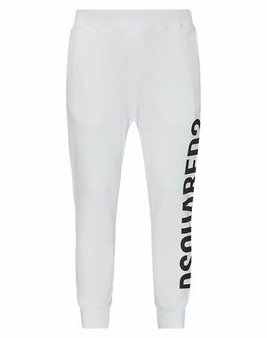 Dsquared2 Dsquared2 Pants Man Pants White Cotton Cover