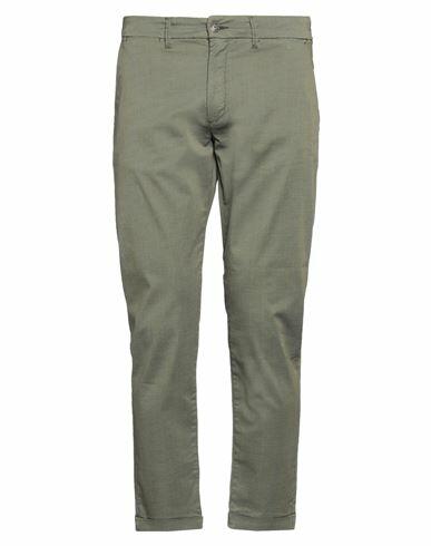 Liu •jo Man Man Pants Military green Cotton, Elastane Cover