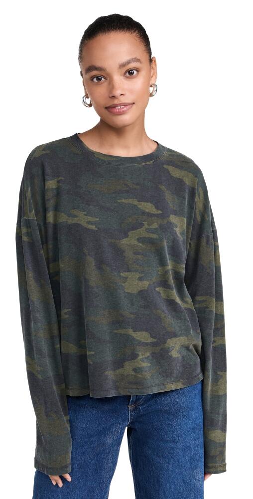 ASKK NY Printed Long Sleeve Top Camo Cover