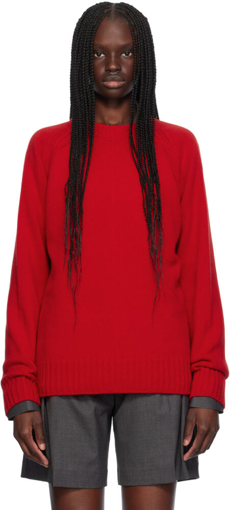 Róhe Red Raglan Sweater Cover