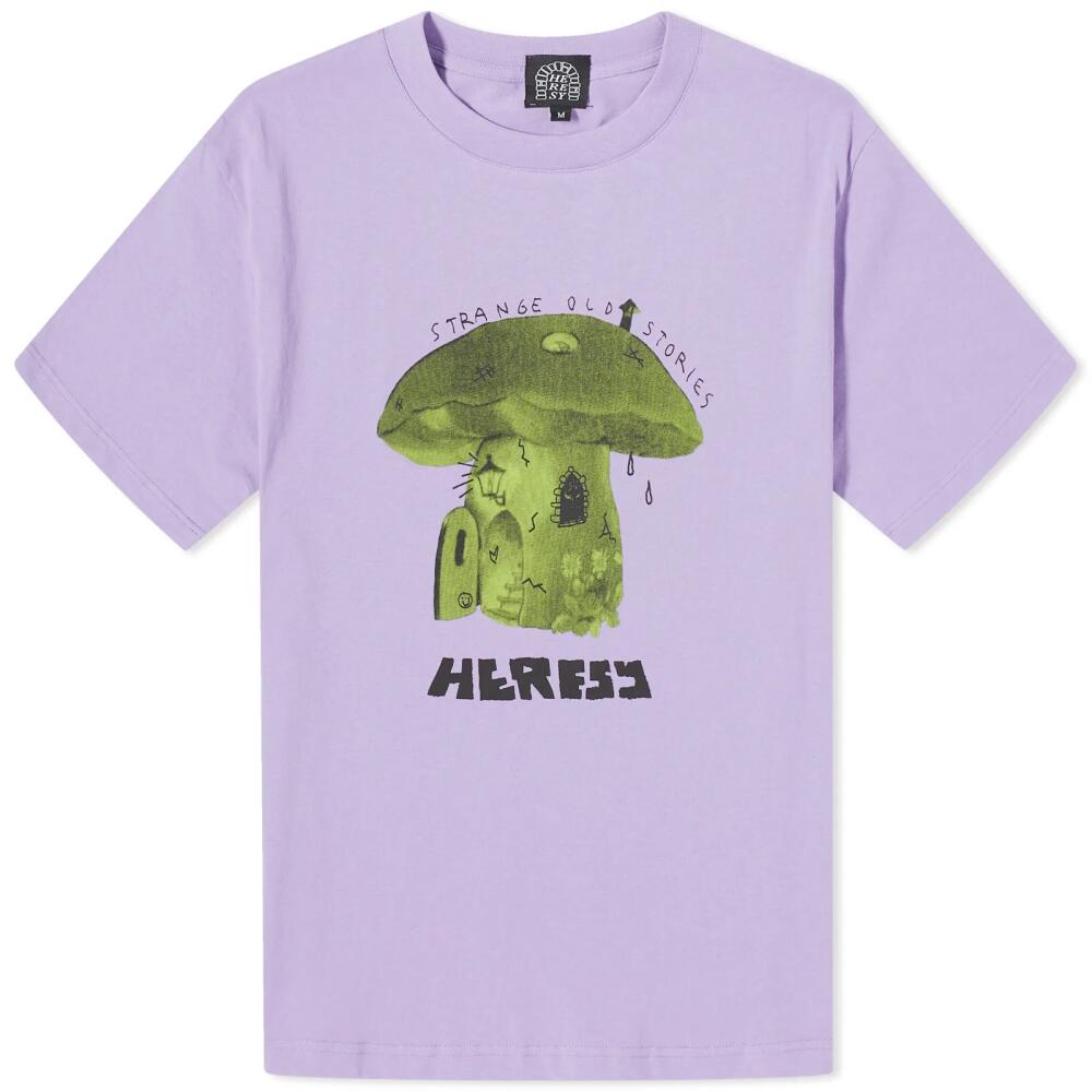 Heresy Men's Shroom-Room T-Shirt in Lavender Cover