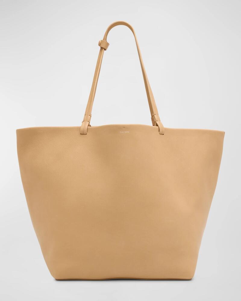 THE ROW XL Park Tote Three in Saddle Leather Cover