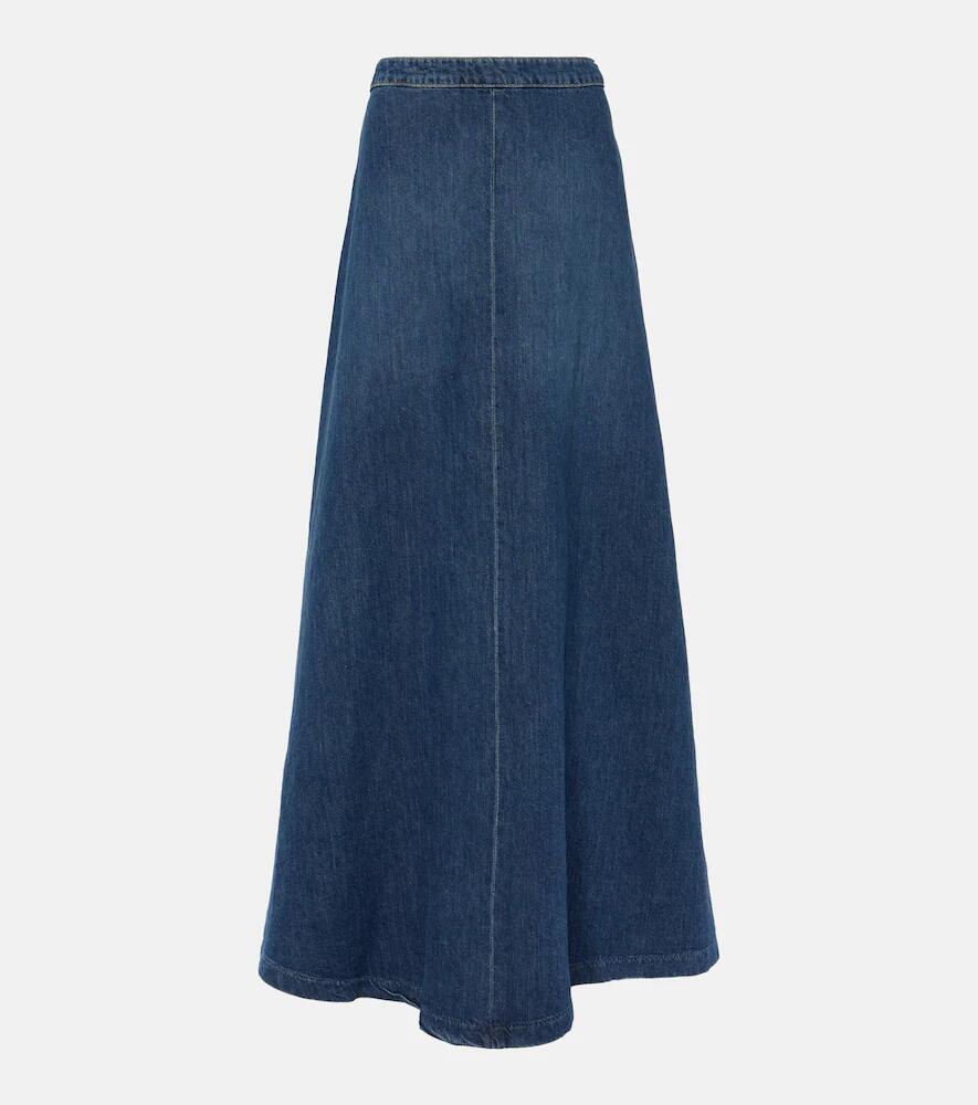 Nili Lotan Astrid denim maxi skirt Cover