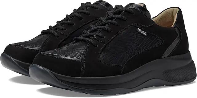 Finn Comfort Piccadilly (Schwarz/Nero Nubuk/Knautschlack/Crumble) Women's Shoes Cover