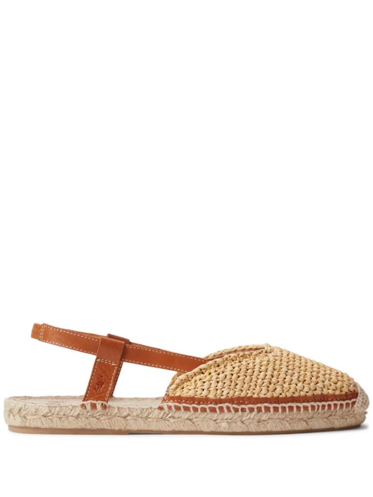 Polo Ralph Lauren raffia slingback espadrilles - Neutrals Cover