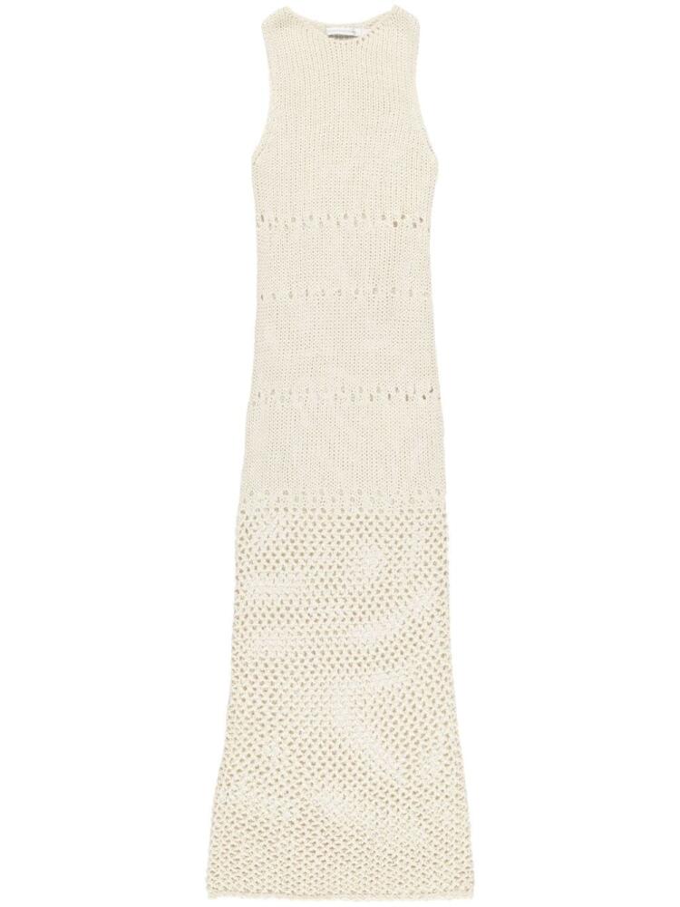 Christopher Esber pointelle fractus tank midi dress - Neutrals Cover