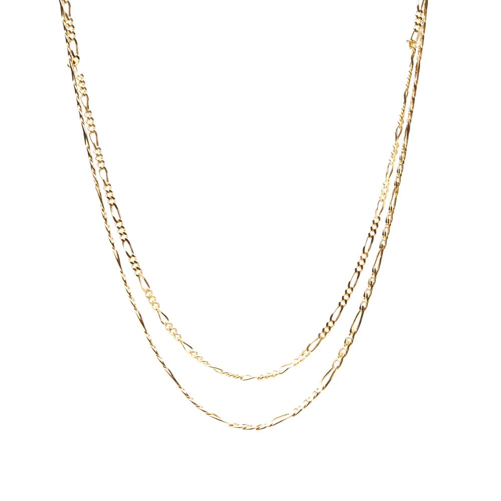 Missoma Women's Filia Double Chain Necklace in Gold Cover