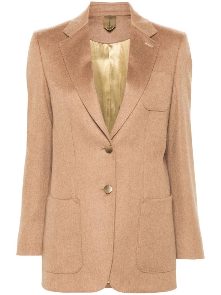 Max Mara notched-lapels single-breasted blazer - Neutrals Cover