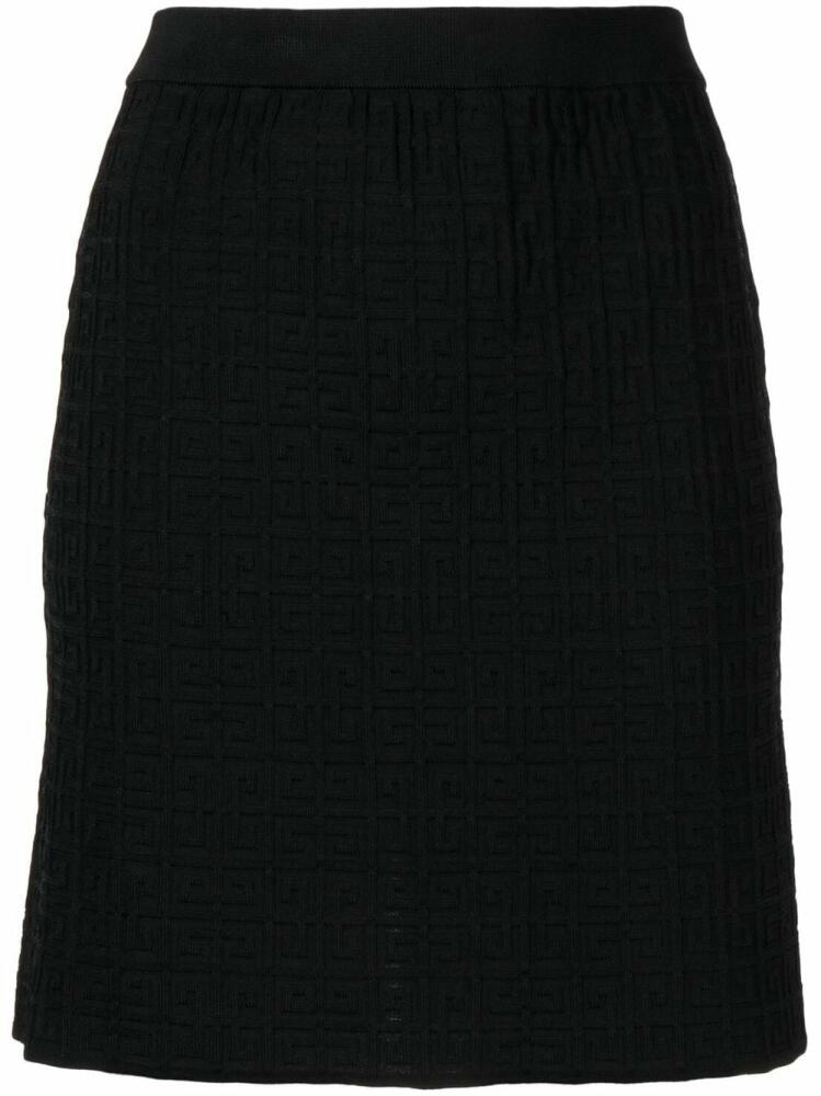 Givenchy 4G monogram-jacquard mini skirt - Black Cover