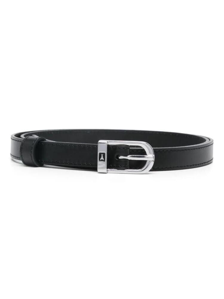 Patrizia Pepe smooth leather belt - Black Cover