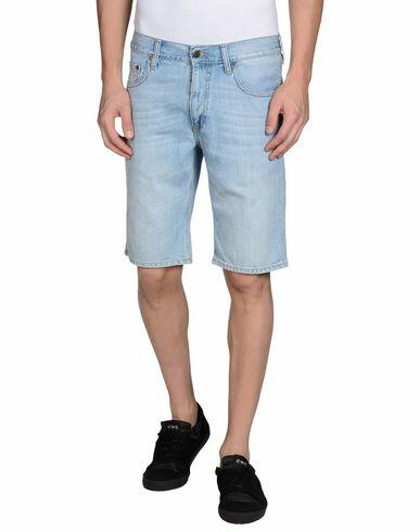 Carhartt Man Denim shorts Blue Cotton Cover