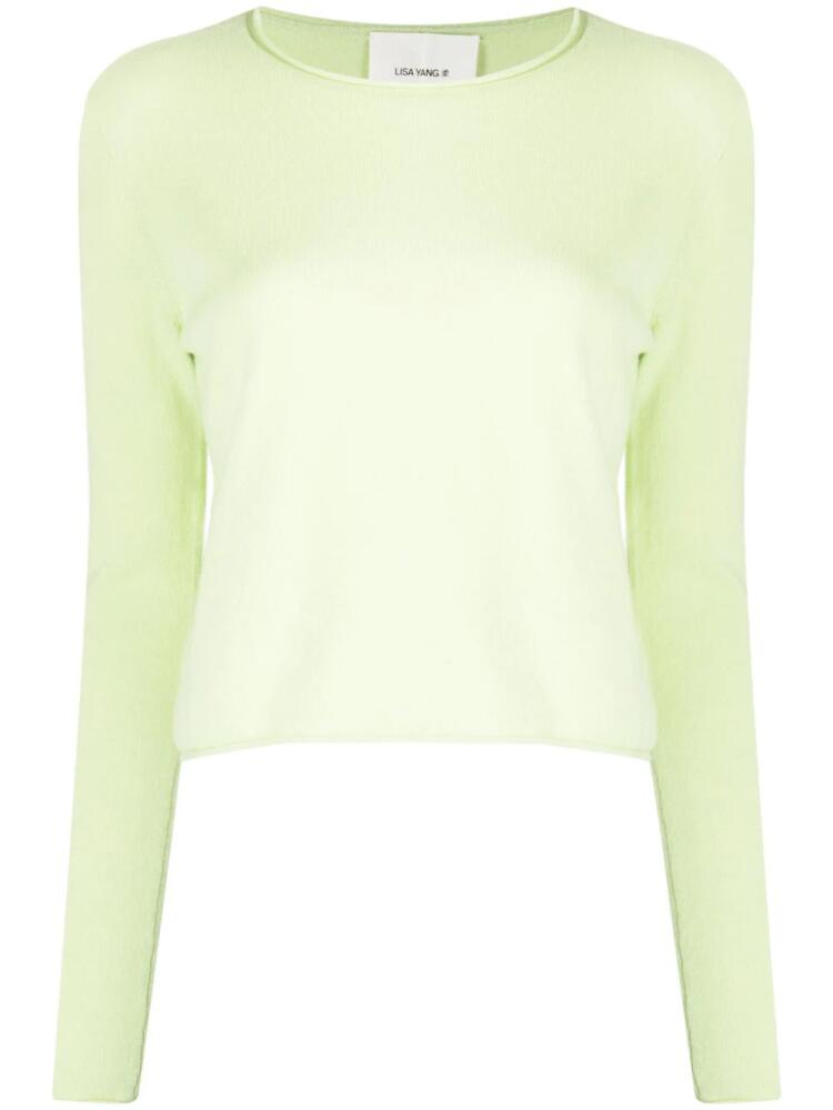 Lisa Yang Ida crew-neck cashmere jumper - Green Cover