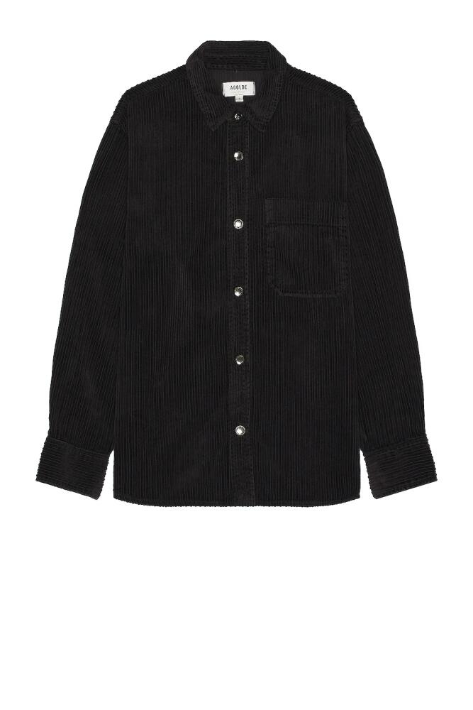 AGOLDE Odele Shirt in Black Cover