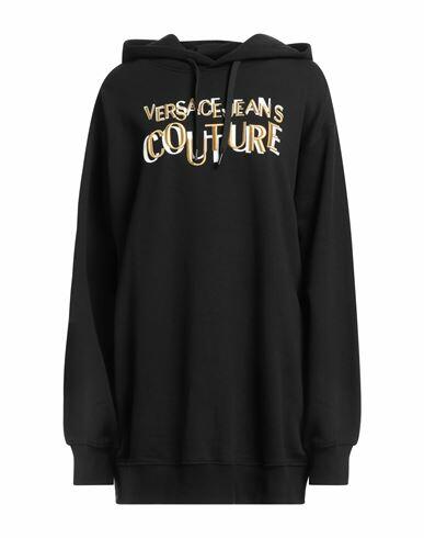 Versace Jeans Couture Woman Sweatshirt Black Cotton Cover