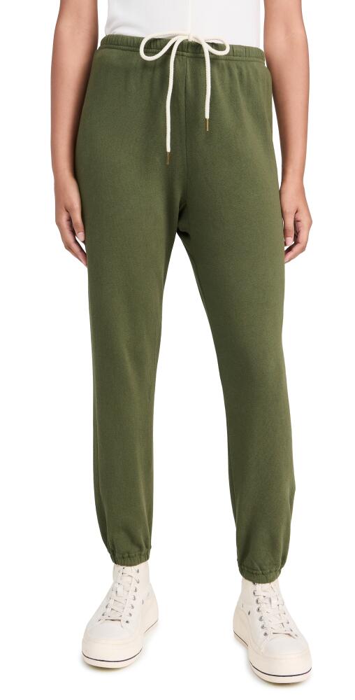 THE GREAT. The Stadium Sweatpants Army Green Cover