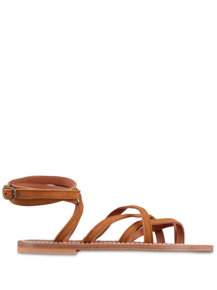 K. Jacques Zeno leather sandals - Brown Cover