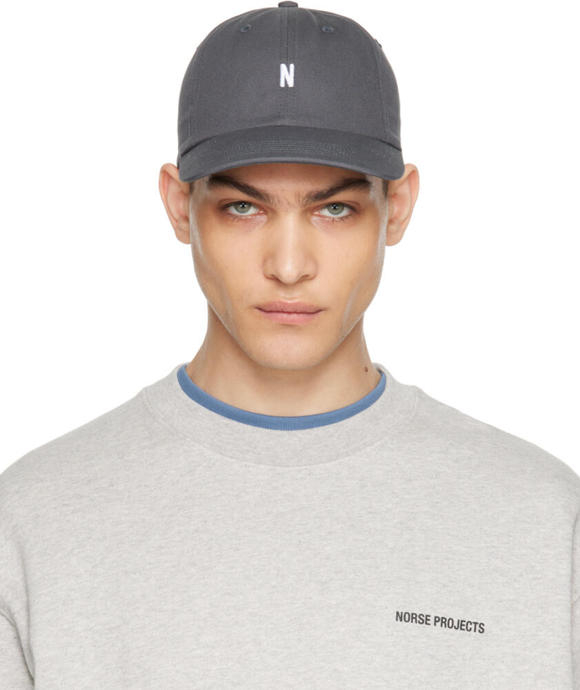 NORSE PROJECTS Gray Twill Sports Cap Cover