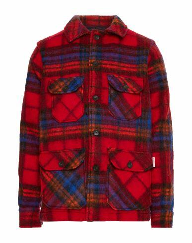 Holubar Man Shirt Red Wool, Polyester Cover