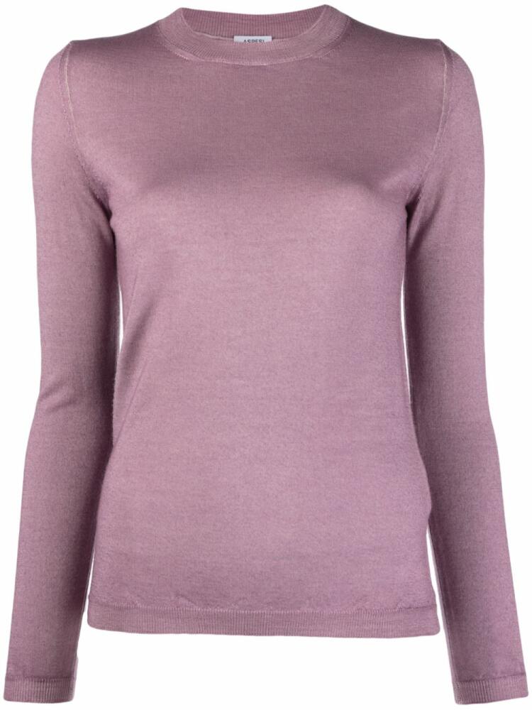 ASPESI fine-knit wool jumper - Purple Cover