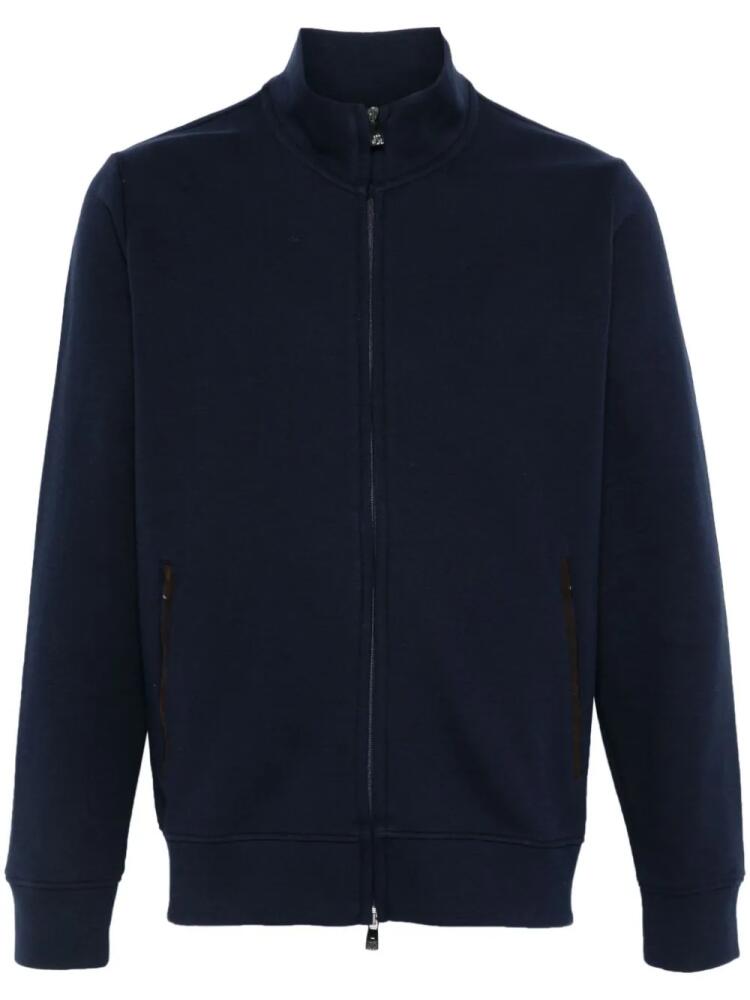 Corneliani zip-up sweatshirt - Blue Cover