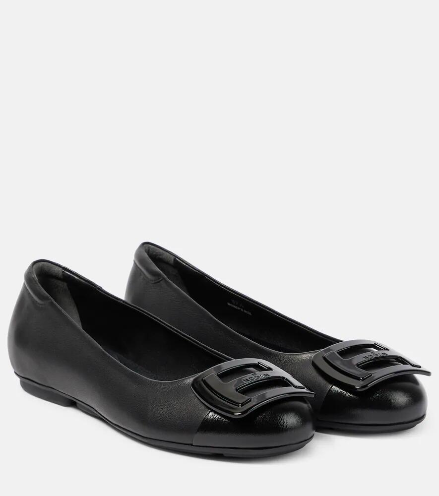 Hogan H661 leather ballet flats Cover