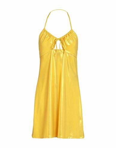 Moschino Woman Cover-up Yellow Polyamide, Elastane Cover