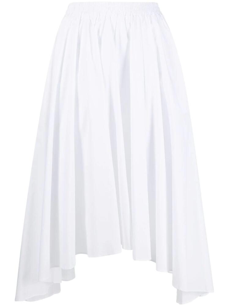 Michael Michael Kors high-waisted asymmetric-hem skirt - White Cover