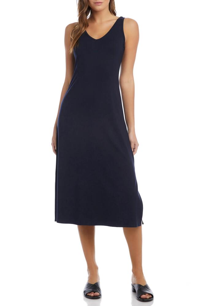 Karen Kane Brigitte Sleeveless Midi Dress in Navy Cover