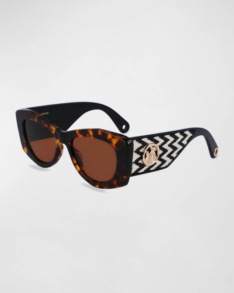 Lanvin Mother & Child Acetate Butterfly Sunglasses Cover