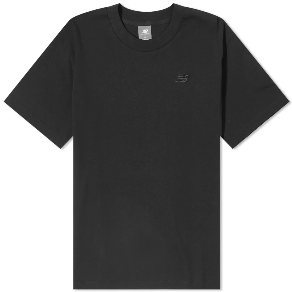 New Balance Women's NB Athletics Jersey T-Shirt in Black Cover