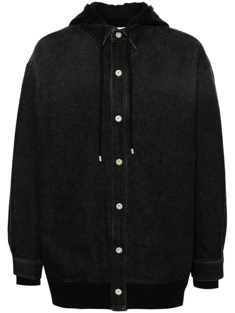 LOEWE denim hooded jacket - Black Cover