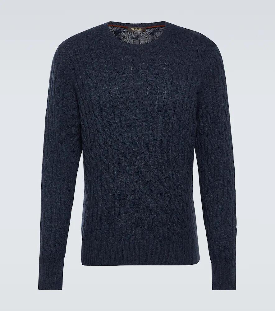 Loro Piana Cable-knit cashmere sweater Cover