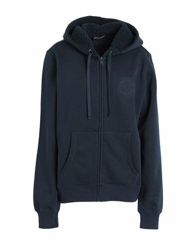 Emporio Armani Woman Sweatshirt Navy blue Cotton, Polyester Cover