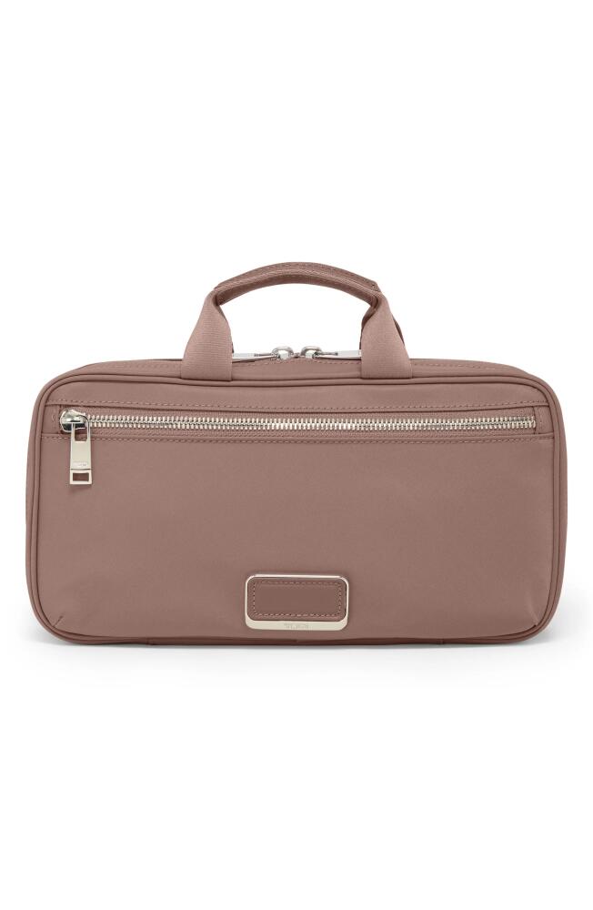 Tumi Small Madeline Nylon Cosmetics Bag in Light Mauve Cover