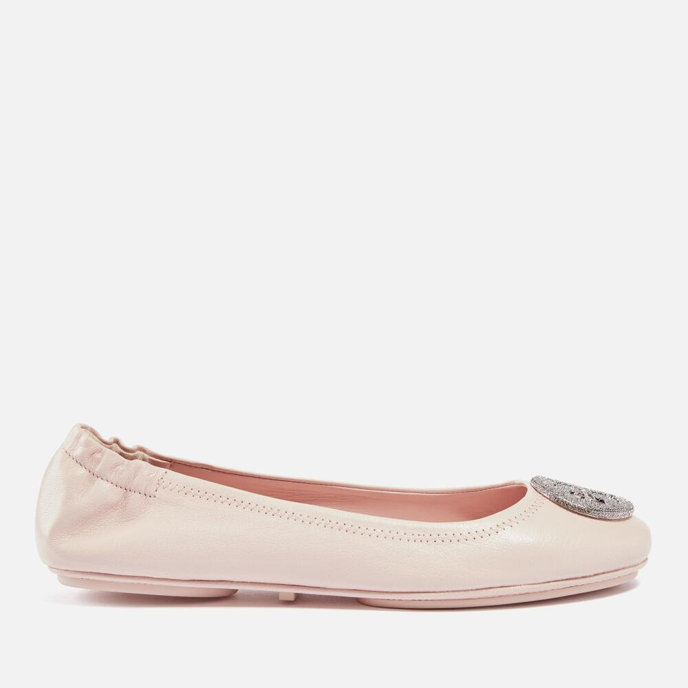 Tory Burch Women's Minnie Travel Leather Ballet Flats Cover