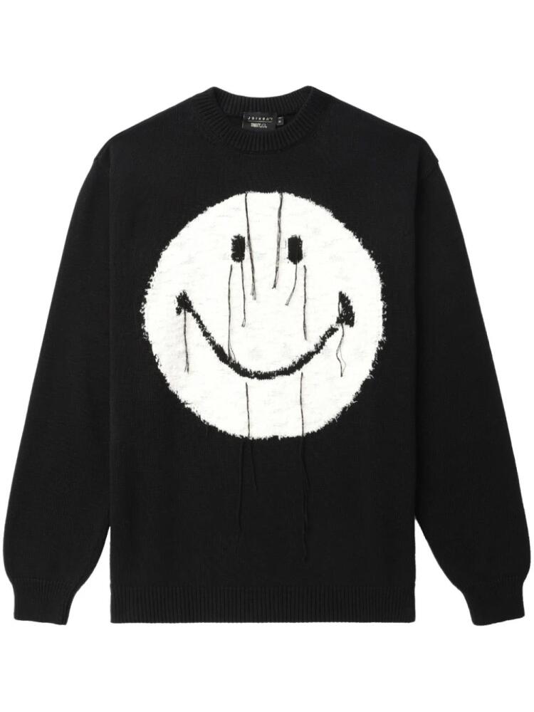 Joshua Sanders logo-embroidered cotton jumper - Black Cover