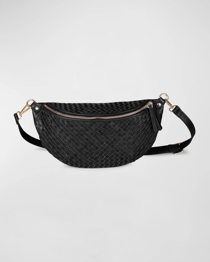 Rafe Alex Handwoven Leather Sling Crossbody Bag Cover