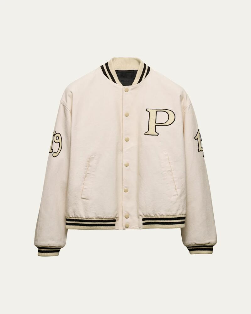 Prada Men's Canvas Bomber Jacket Cover