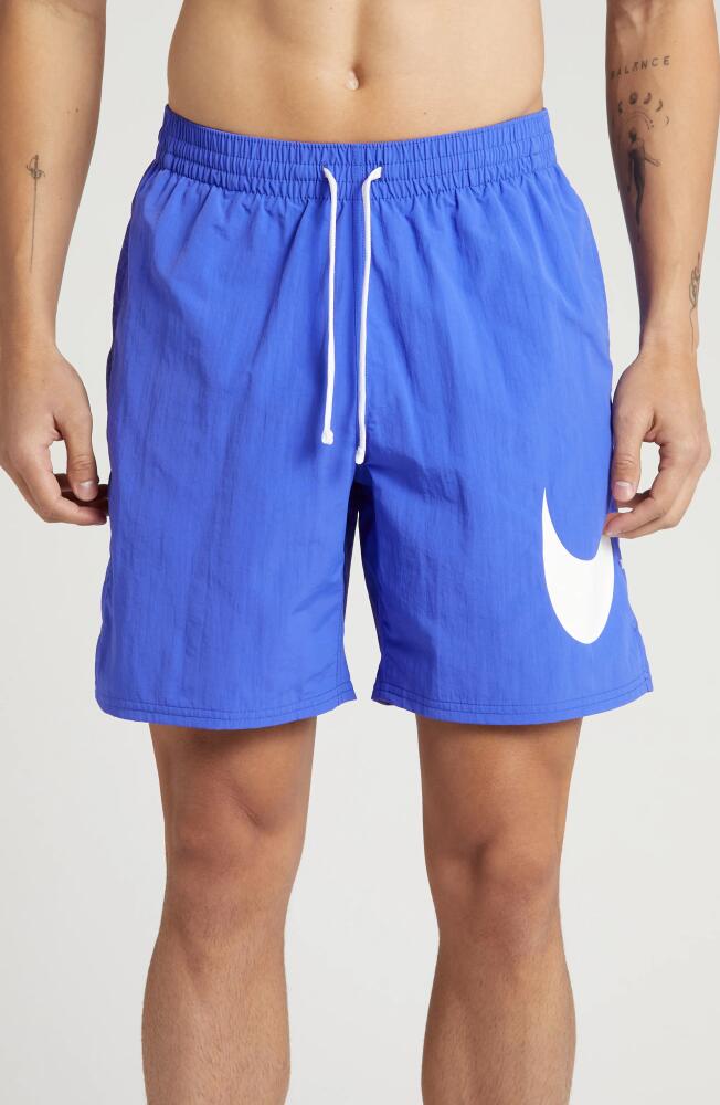 Nike Swoosh 7-Inch Swim Trunks in Persian Violet Cover