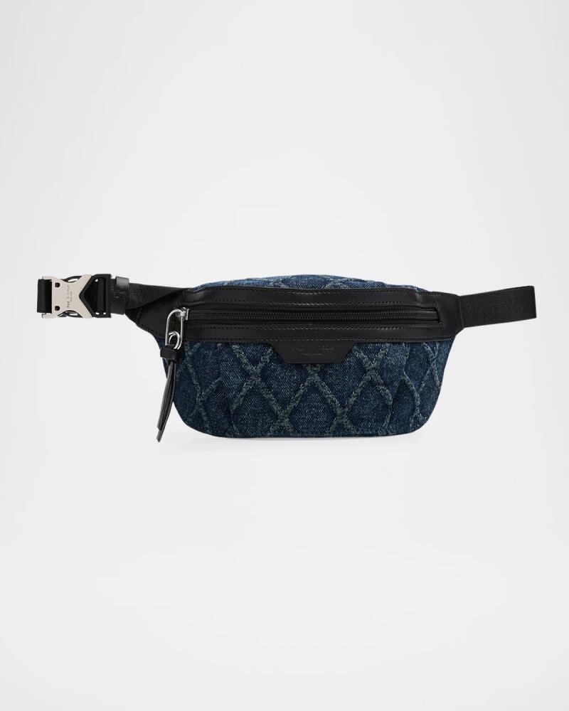 Rag & Bone Commuter Mini Quilted Denim Belt Bag Cover