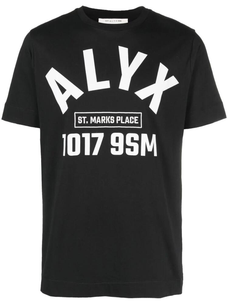 1017 ALYX 9SM Techno logo-print T-shirt - Black Cover