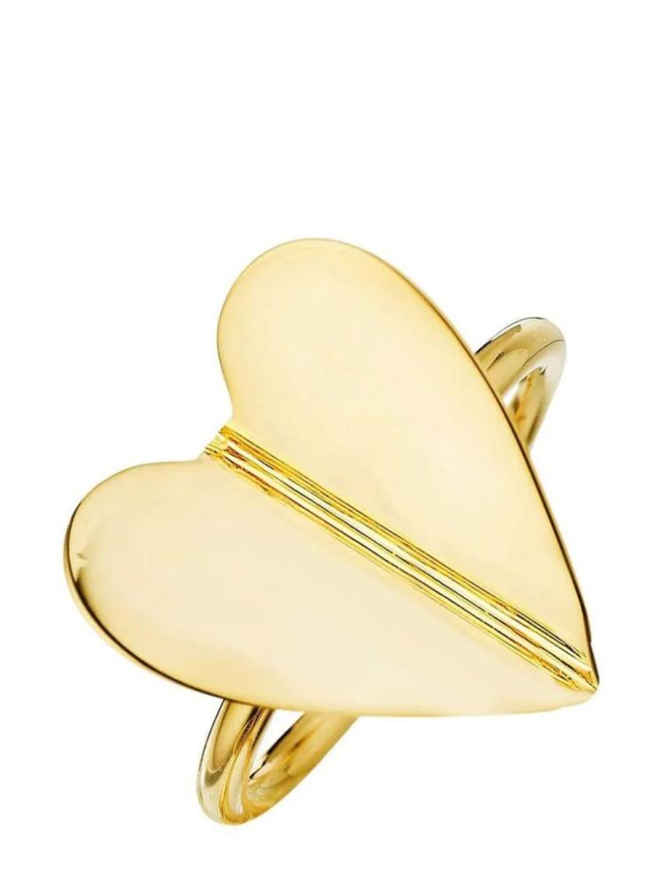 Cadar 18kt yellow gold Wings Of Love folded ring Cover