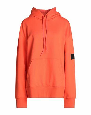 Y-3 Woman Sweatshirt Orange Organic cotton Cover