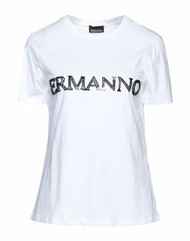 Ermanno Di Ermanno Scervino Woman T-shirt White Cotton Cover