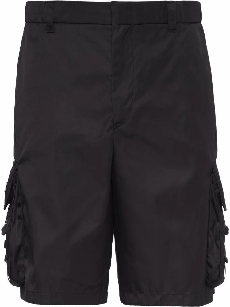 Prada Re-Nylon bermuda shorts - Black Cover