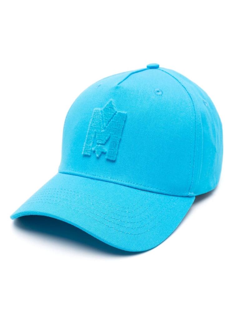 Mackage Anderson flocked-logo baseball cap - Blue Cover