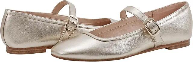 Marc Fisher LTD Garissa (Gold Leather) Women's Flat Shoes Cover