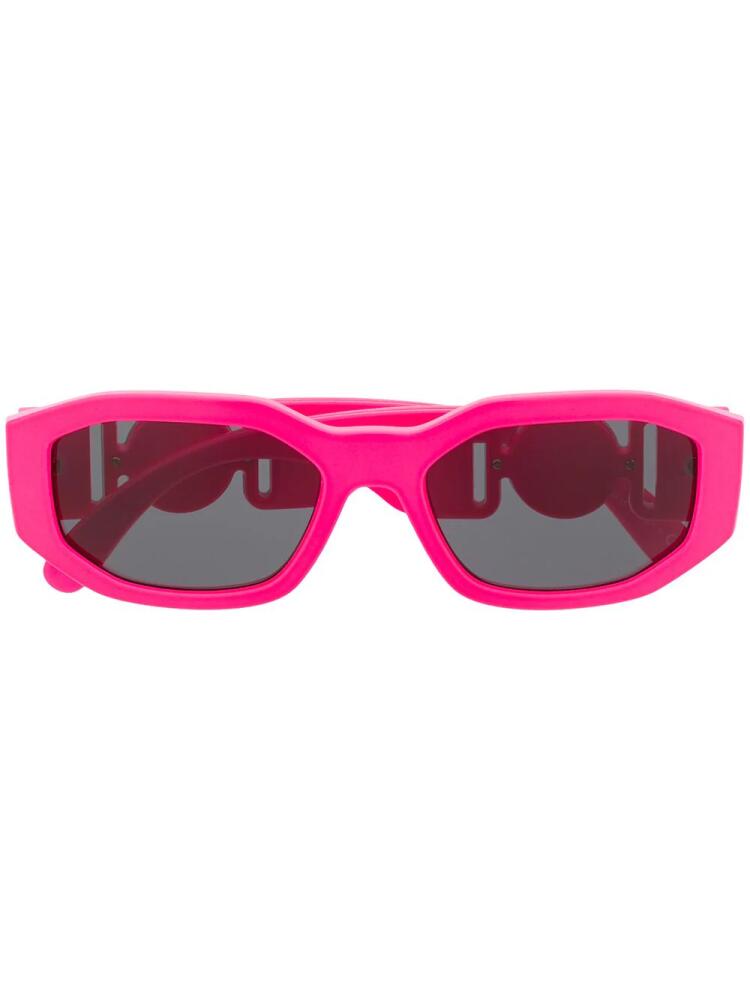 Versace Eyewear Medusa Biggie oval frame sunglasses - Pink Cover